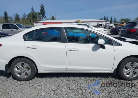 2014 Honda Civic Lx из США, поврежденный, VIN 2HGFB2F5XEH547283